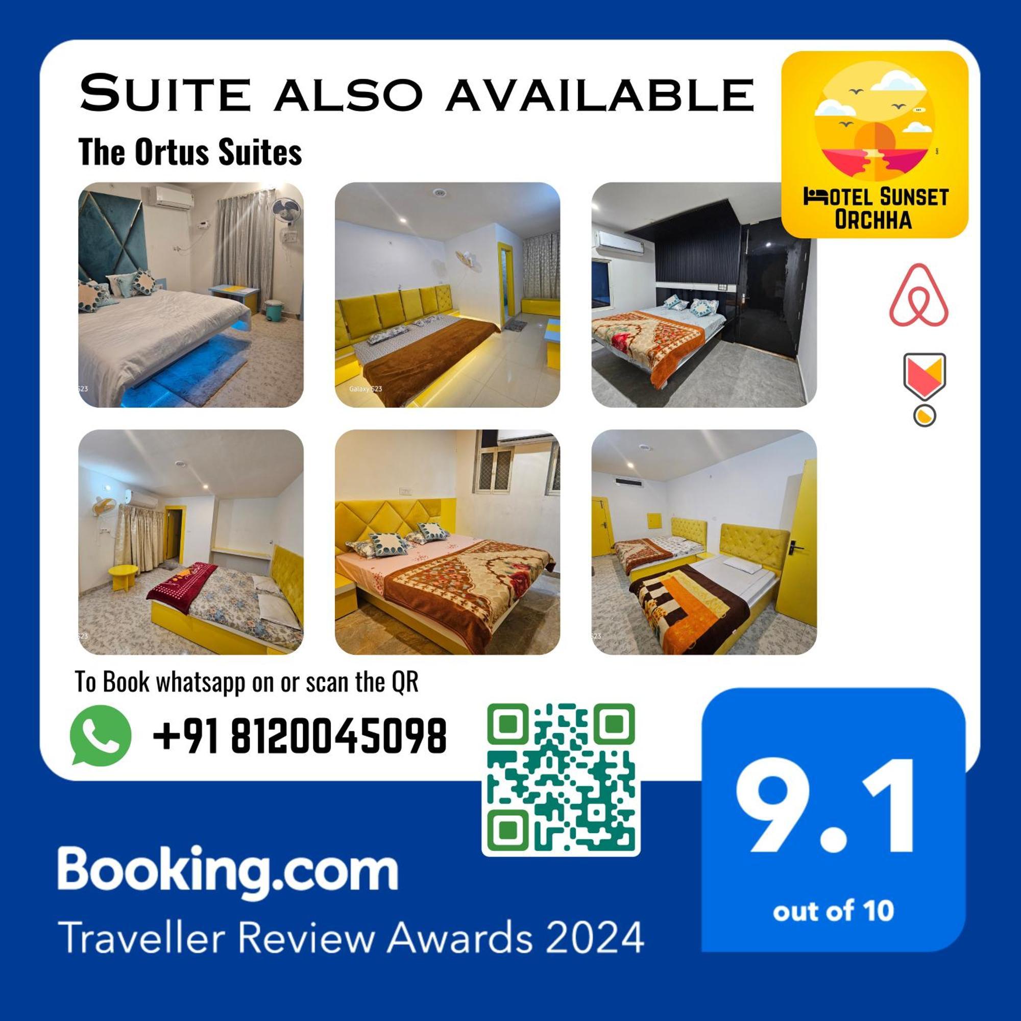Couple Friendly Hotel - Sunset Orchha Bagian luar foto